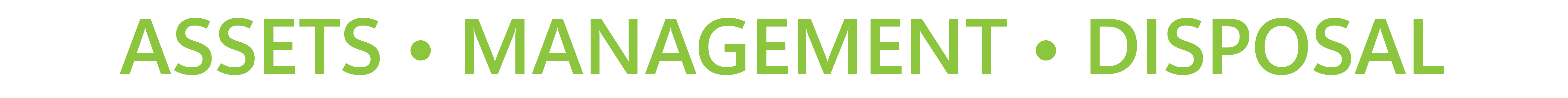 Asset Management Disposal